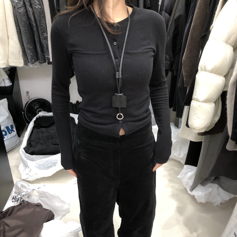 RECOVER韓國代購㊣女士新品熱賣推薦時尚25秋冬職業長袖T恤RECOVER/MOMENT長袖T恤圖色2