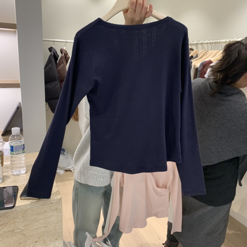 LIFFEY韓國代購㊣女裝新品熱賣休閑職業時尚人氣真品長袖T恤LIFFEY長袖T恤