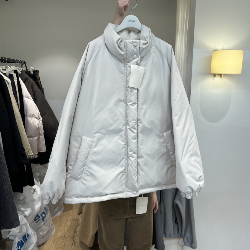 JINSIM東大門㊣直郵女士新品職業人氣時尚休閑短款羽絨服高領JINSIM短款羽絨服