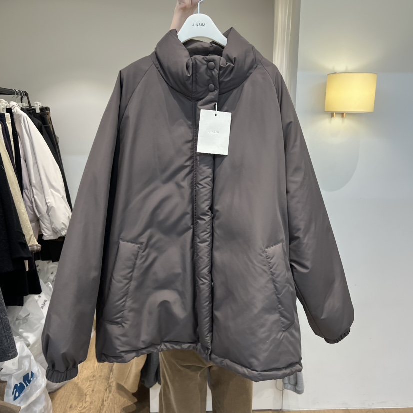 JINSIM東大門㊣直郵女士新品職業人氣時尚休閑短款羽絨服高領JINSIM短款羽絨服圖色3