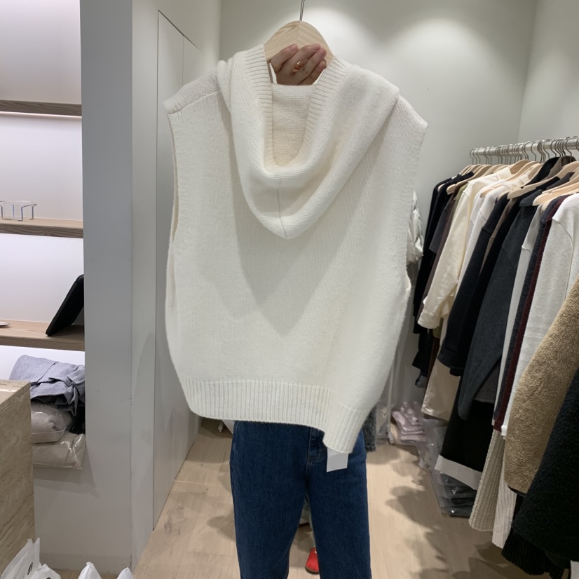 LIFFEY東大門㊣代購女士新款時尚職業吊帶背心不含內搭連帽LIFFEY吊帶/背心