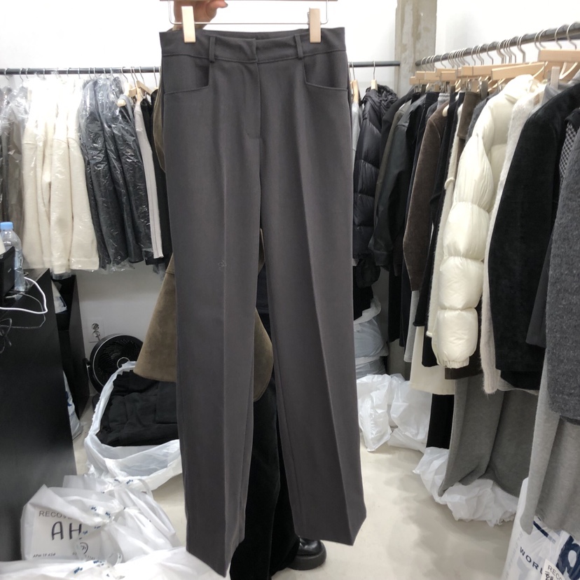 RECOVER東大門㊣代購女裝新品真品休閑時尚25秋冬熱賣休閑褲RECOVER/MOMENT休閑褲圖色2