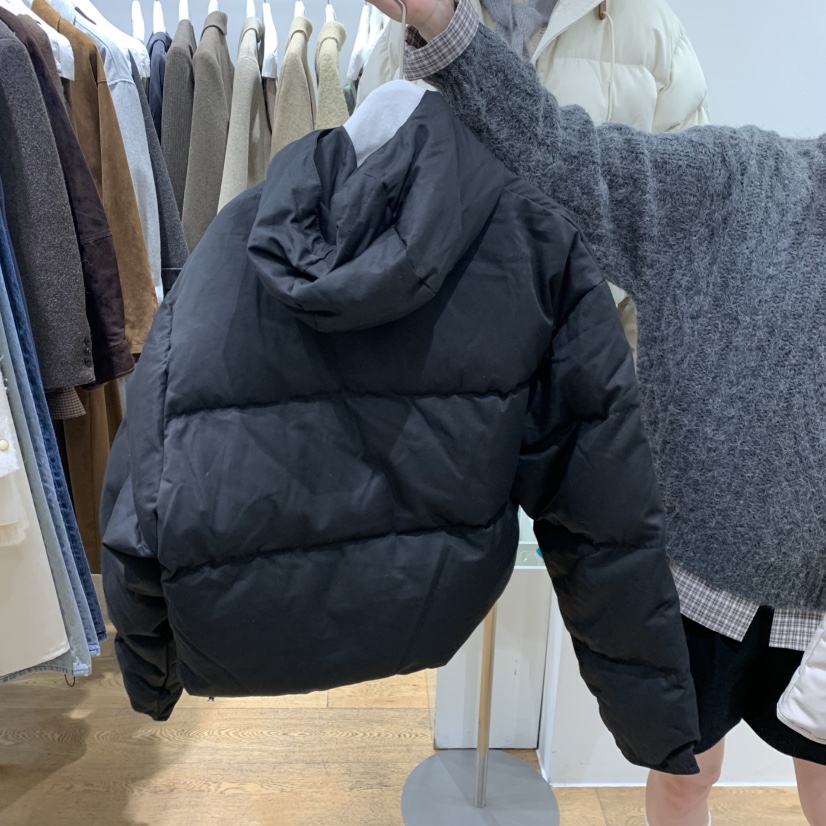 VERVEINE東大門㊣實拍女士新品休閑人氣短款羽絨服連帽衫鵝絨VERVEINE短款羽絨服