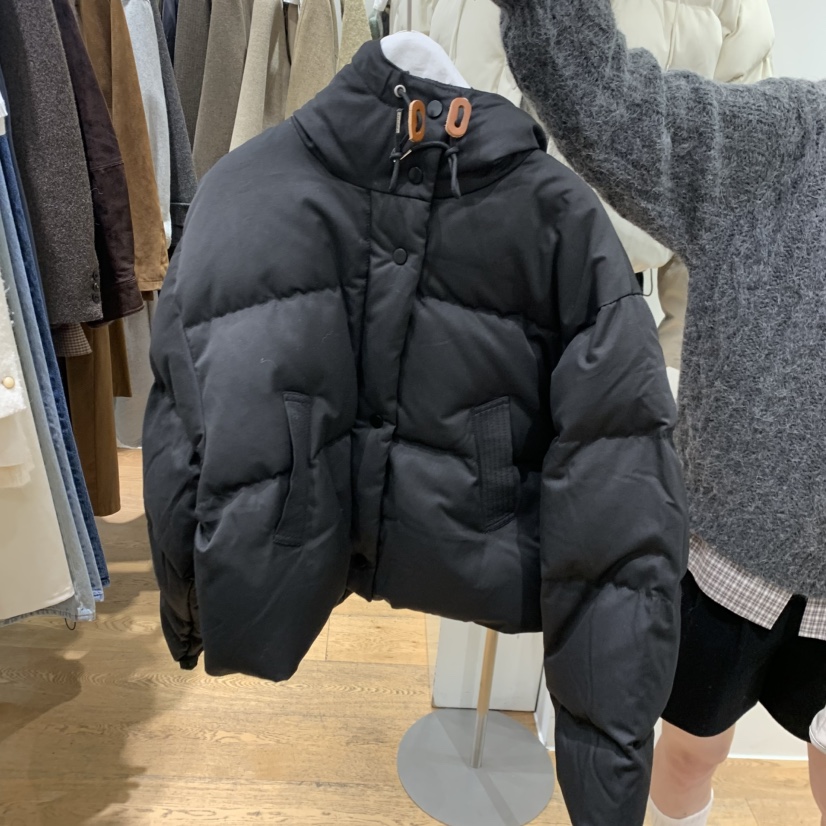 VERVEINE東大門㊣實拍女士新品休閑人氣短款羽絨服連帽衫鵝絨VERVEINE短款羽絨服圖色2