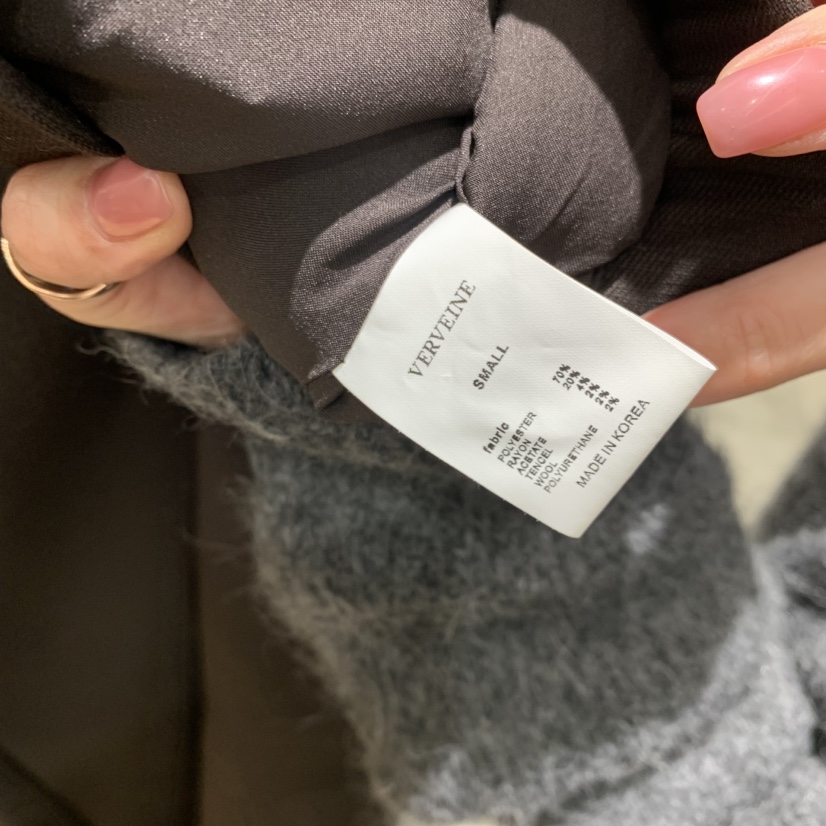 VERVEINE東大門㊣直郵女裝新品職業休閑真品半身裙中短裙羊毛VERVEINE半身裙/中短裙