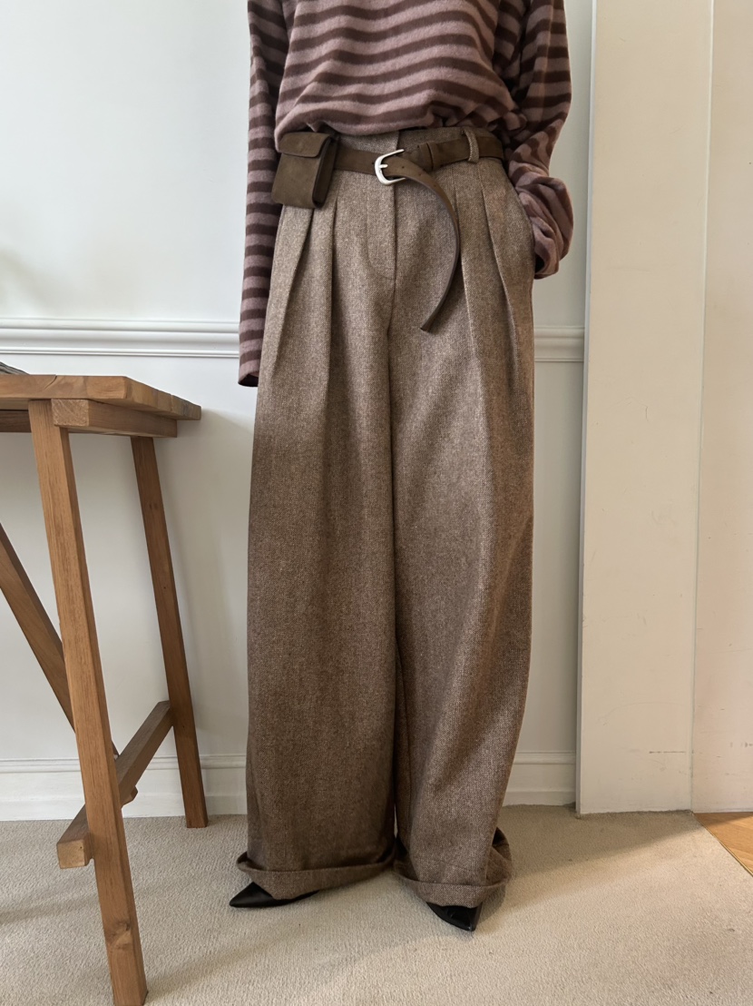 ME MO韓國直郵㊣女裝新品休閑時尚推薦真品休閑褲不含腰帶ME MO休閑褲