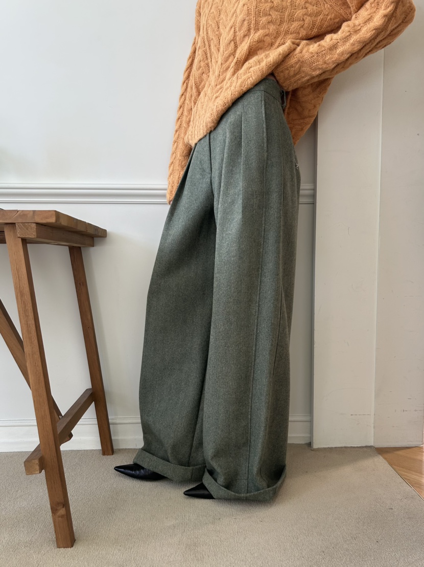 ME MO韓國直郵㊣女裝新品休閑時尚推薦真品休閑褲不含腰帶ME MO休閑褲圖色3