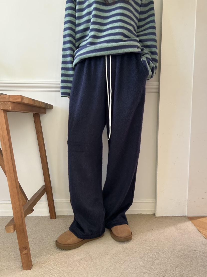 ME MO東大門㊣直郵女裝新款熱賣時尚職業人氣休閑褲奶油色ME MO休閑褲