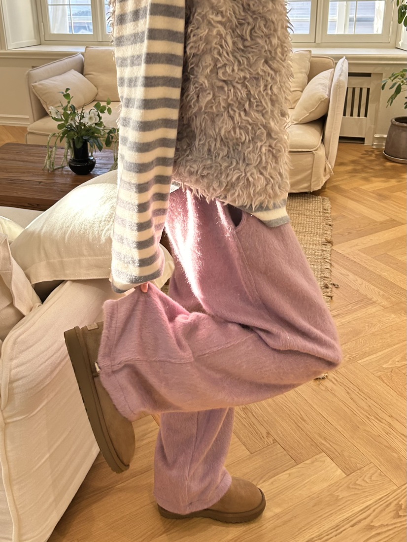 ME MO東大門㊣直郵女裝新款熱賣時尚職業人氣休閑褲奶油色ME MO休閑褲