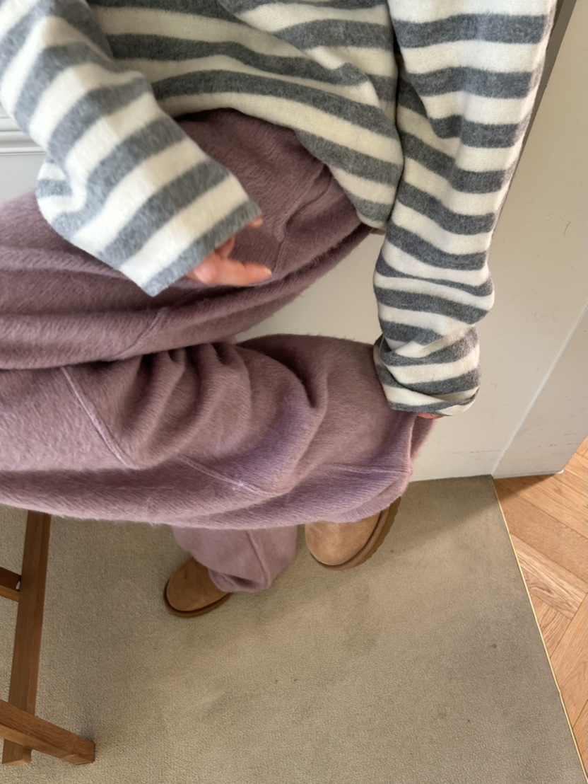 ME MO東大門㊣直郵女裝新款熱賣時尚職業人氣休閑褲奶油色ME MO休閑褲