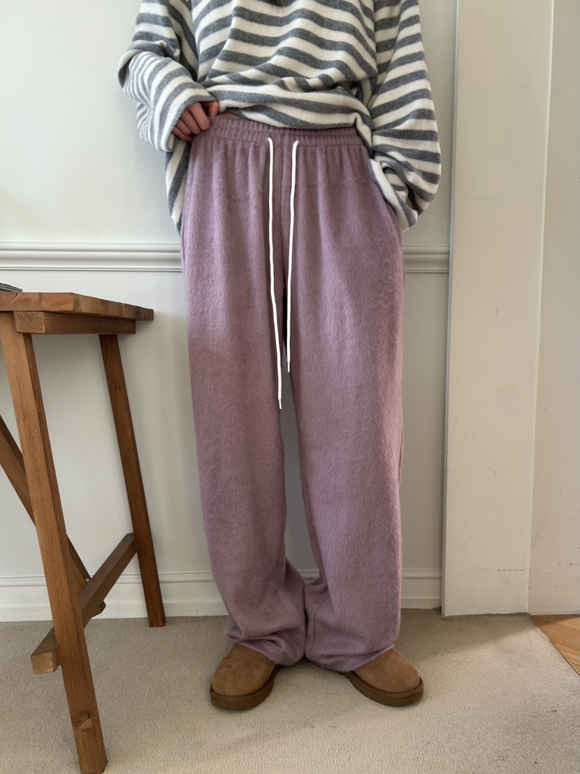 ME MO東大門㊣直郵女裝新款熱賣時尚職業人氣休閑褲奶油色ME MO休閑褲圖色3