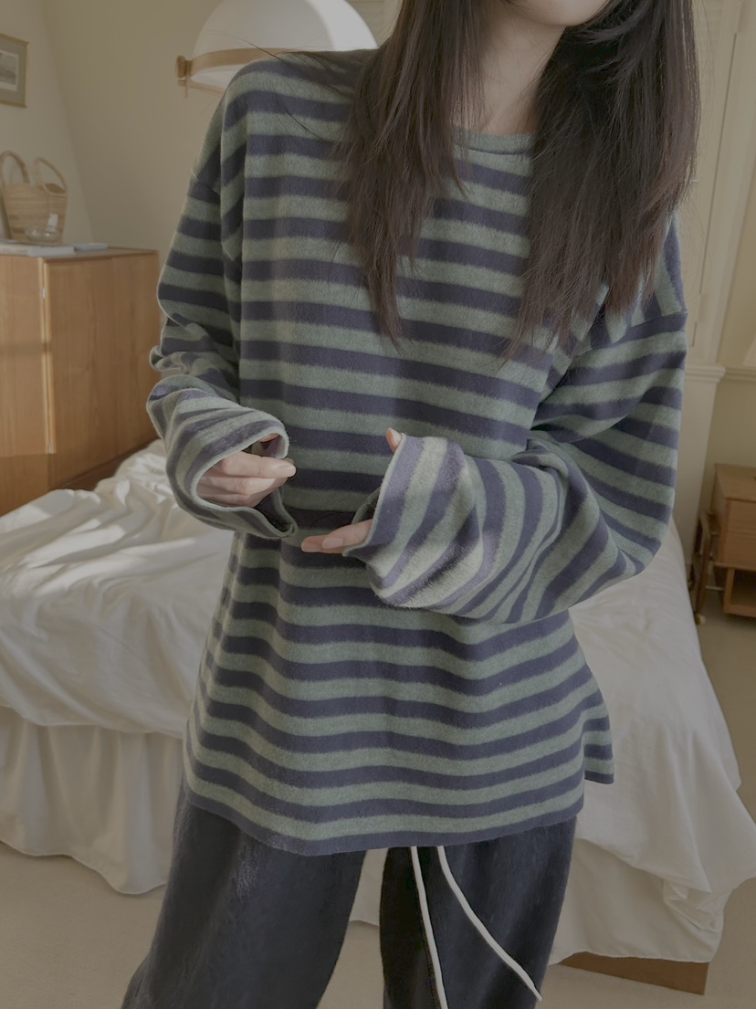 ME MO東大門㊣直郵女裝新品推薦熱賣真品休閑時尚25秋冬長袖T恤ME MO長袖T恤