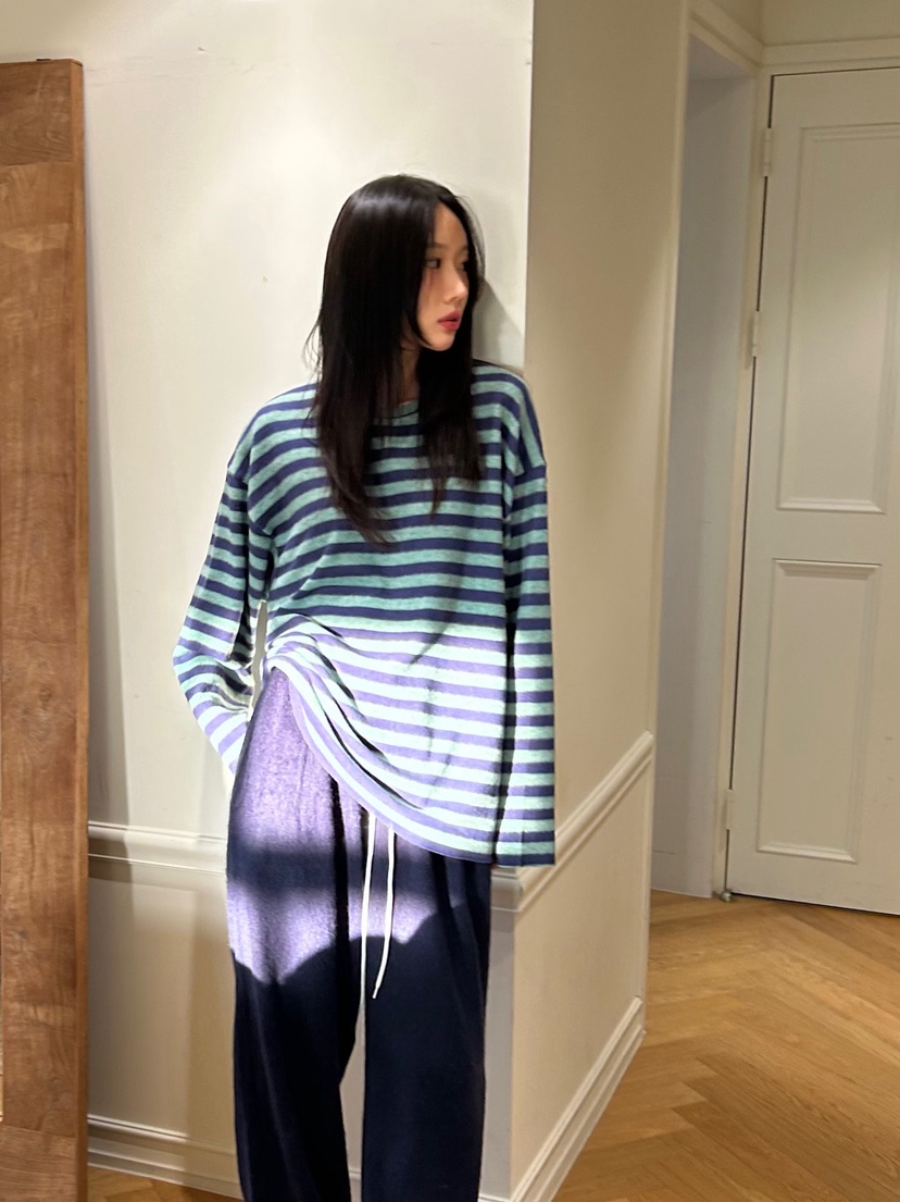 ME MO東大門㊣直郵女裝新品推薦熱賣真品休閑時尚25秋冬長袖T恤ME MO長袖T恤