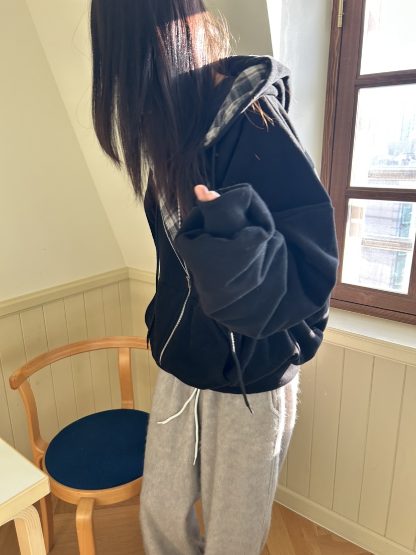 ME MO韓國代購㊣女士新款真品推薦人氣職業夾克連帽拉鏈衫ME MO夾克