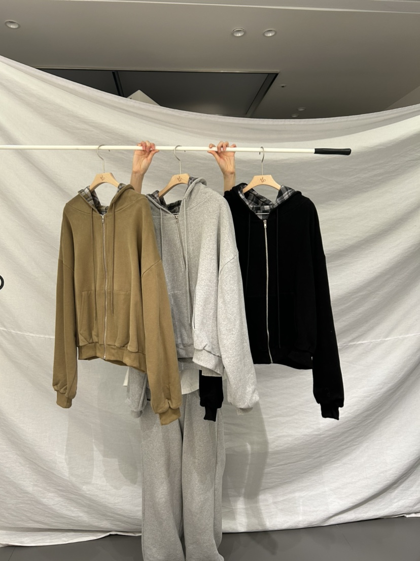 ME MO韓國代購㊣女士新款真品推薦人氣職業夾克連帽拉鏈衫ME MO夾克