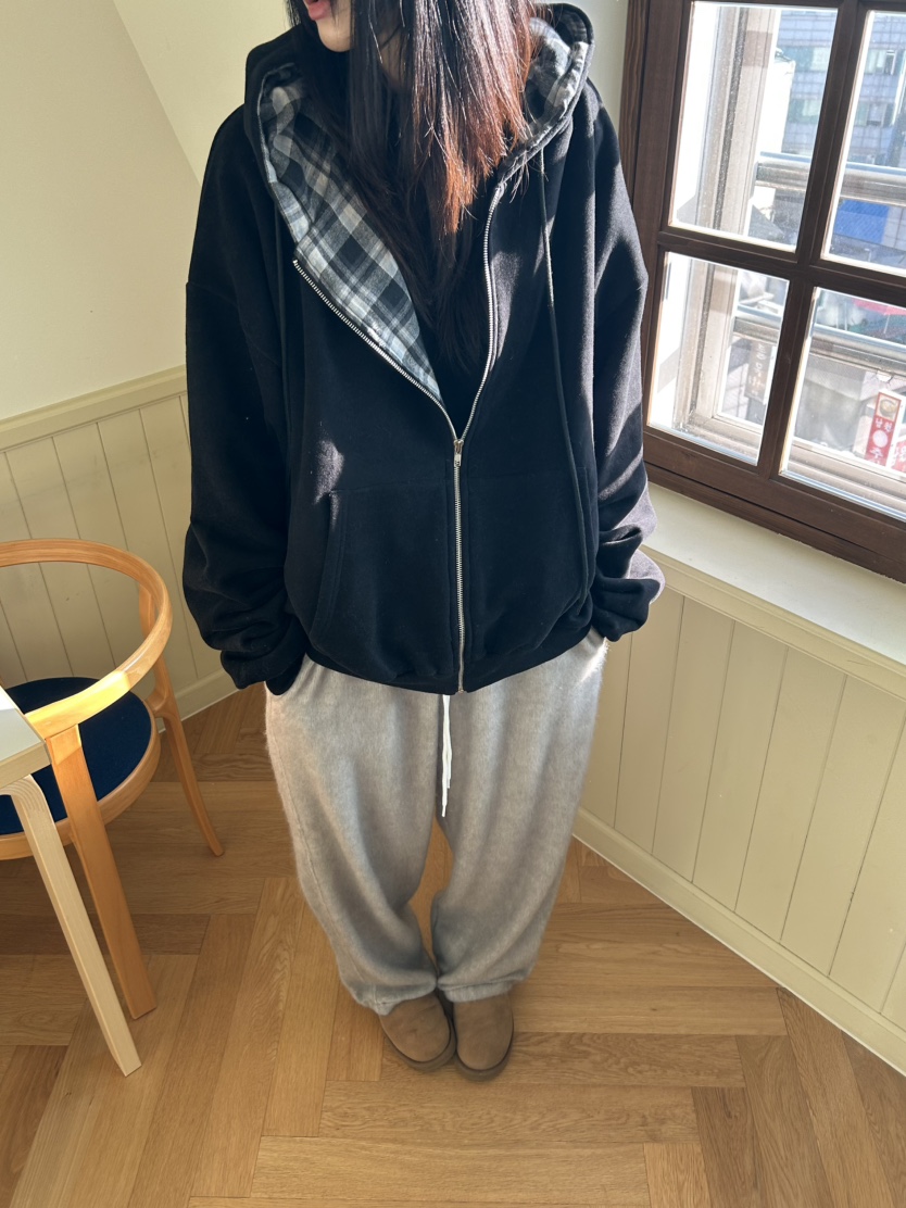 ME MO韓國代購㊣女士新款真品推薦人氣職業夾克連帽拉鏈衫ME MO夾克圖色3