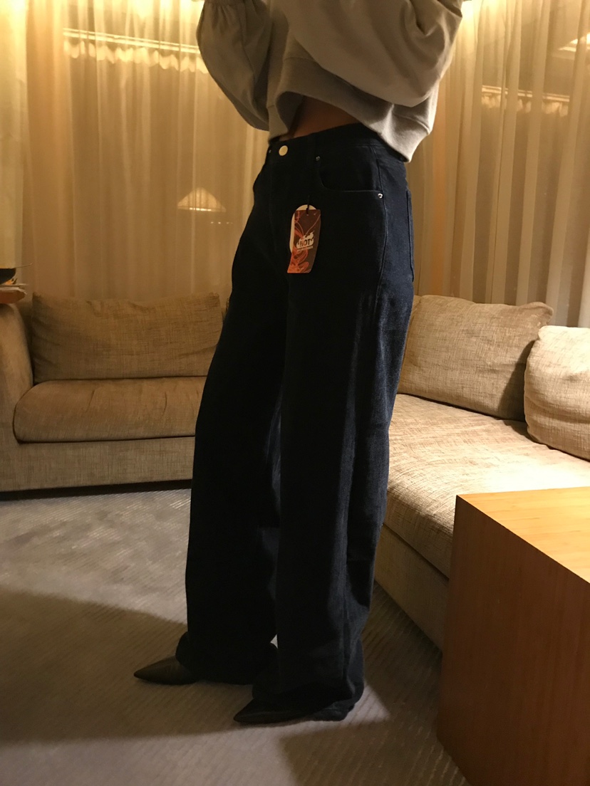 ME MO東大門㊣直郵女裝新款時尚職業休閑推薦休閑褲羊毛綁帶ME MO休閑褲