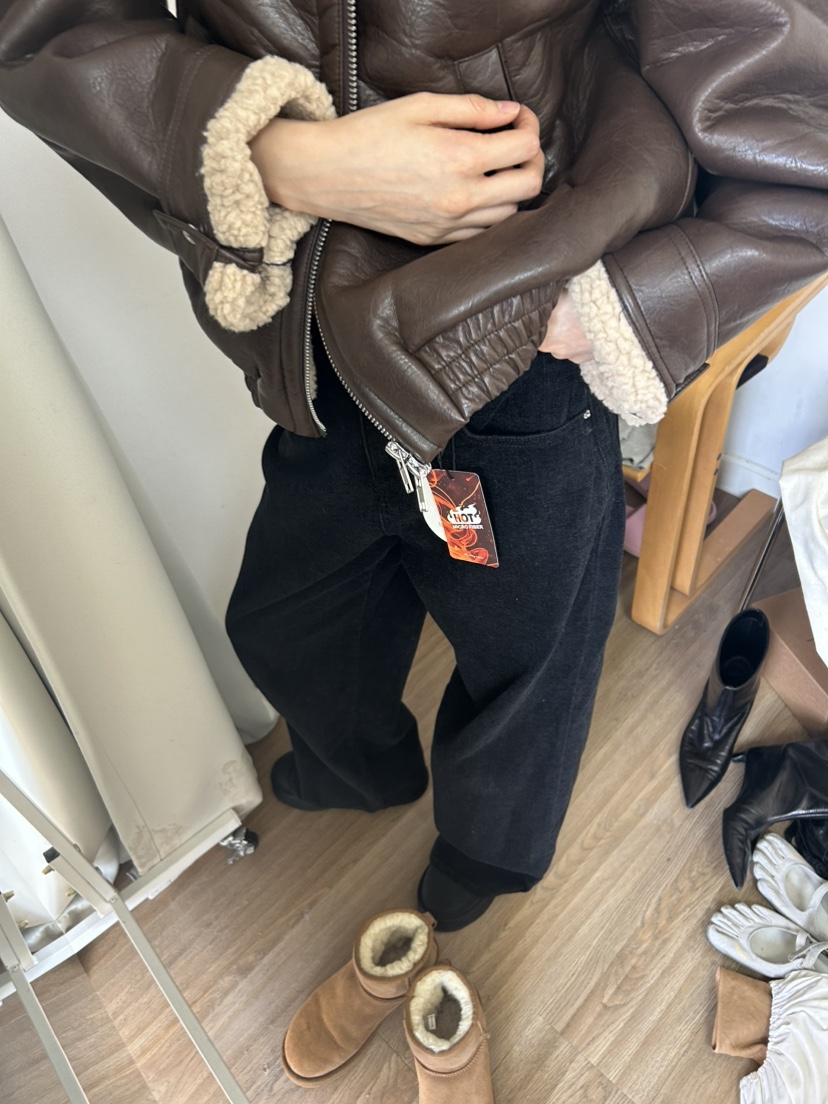 ME MO東大門㊣直郵女裝新款時尚職業休閑推薦休閑褲羊毛綁帶ME MO休閑褲