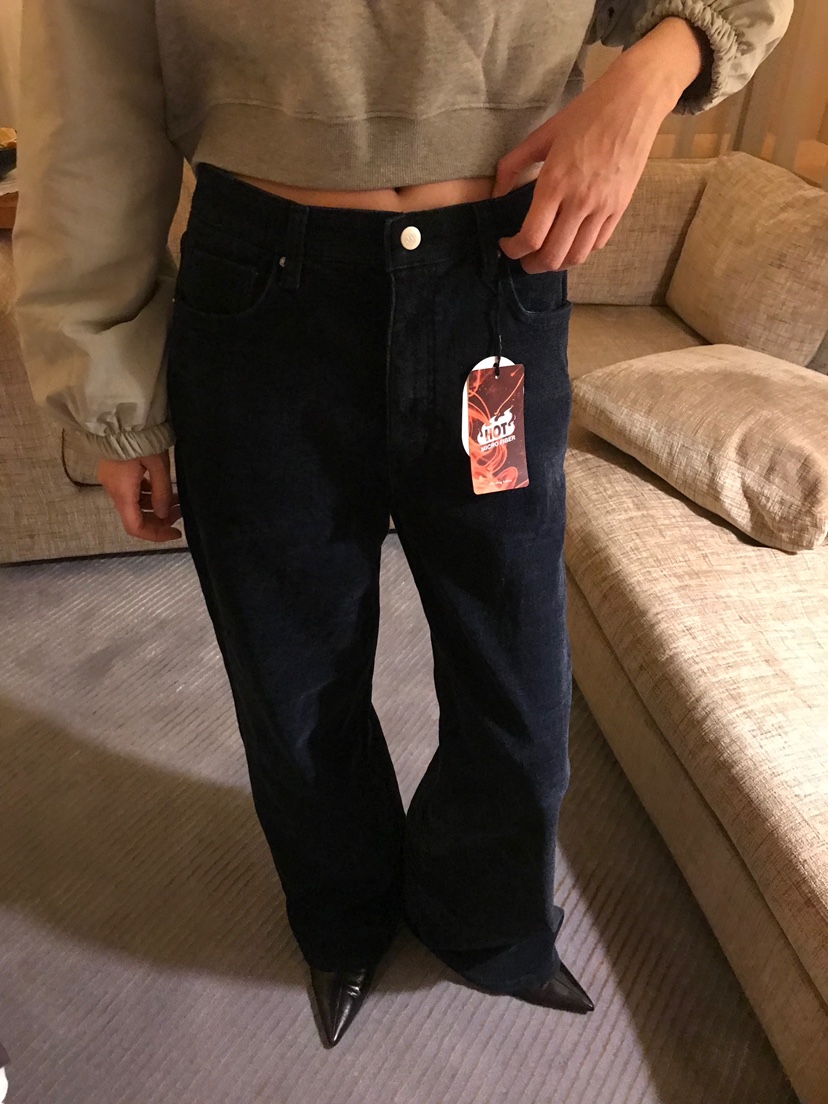 ME MO東大門㊣直郵女裝新款時尚職業休閑推薦休閑褲羊毛綁帶ME MO休閑褲