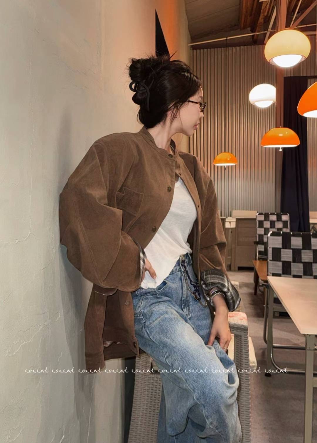 COZCAT-코즈켓-T東大門㊣代購女裝新款人氣時尚熱賣真品夾克COZCAT夾克