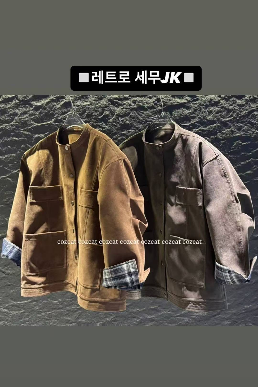 COZCAT-코즈켓-T東大門㊣代購女裝新款人氣時尚熱賣真品夾克COZCAT夾克圖色2左二色