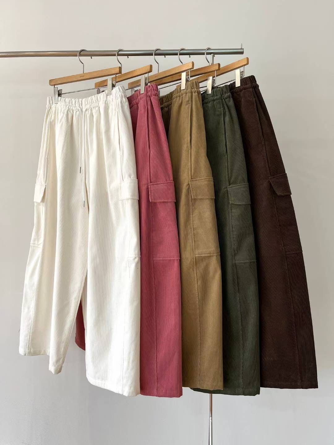 BARISTAR東大門㊣實拍女裝新品25秋冬職業真品休閑熱賣休閑褲BARI BARI休閑褲圖色4左四色