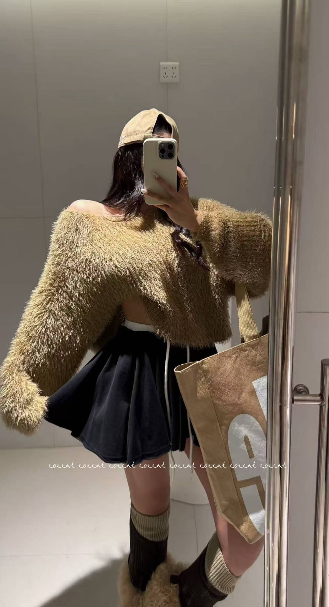 COZCAT-코즈켓-T韓國代購㊣女士新款熱賣職業時尚25秋冬針織衫COZCAT針織衫