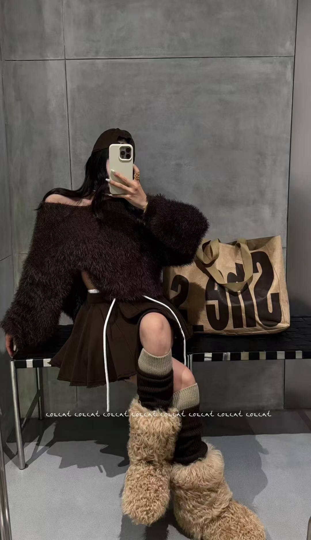 COZCAT-코즈켓-T韓國代購㊣女士新款熱賣職業時尚25秋冬針織衫COZCAT針織衫圖色5