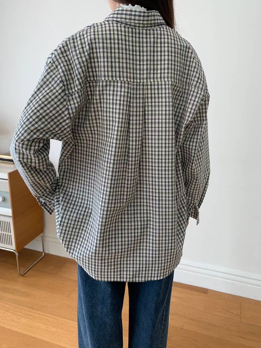 BARISTAR東大門㊣實拍女裝新款職業推薦25秋冬熱賣襯衫蕾絲衫BARI BARI襯衫/蕾絲衫