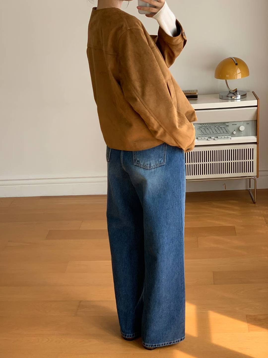 BARISTAR東大門㊣代購女士新款推薦時尚休閑真品夾克絨面革BARISTAR夾克