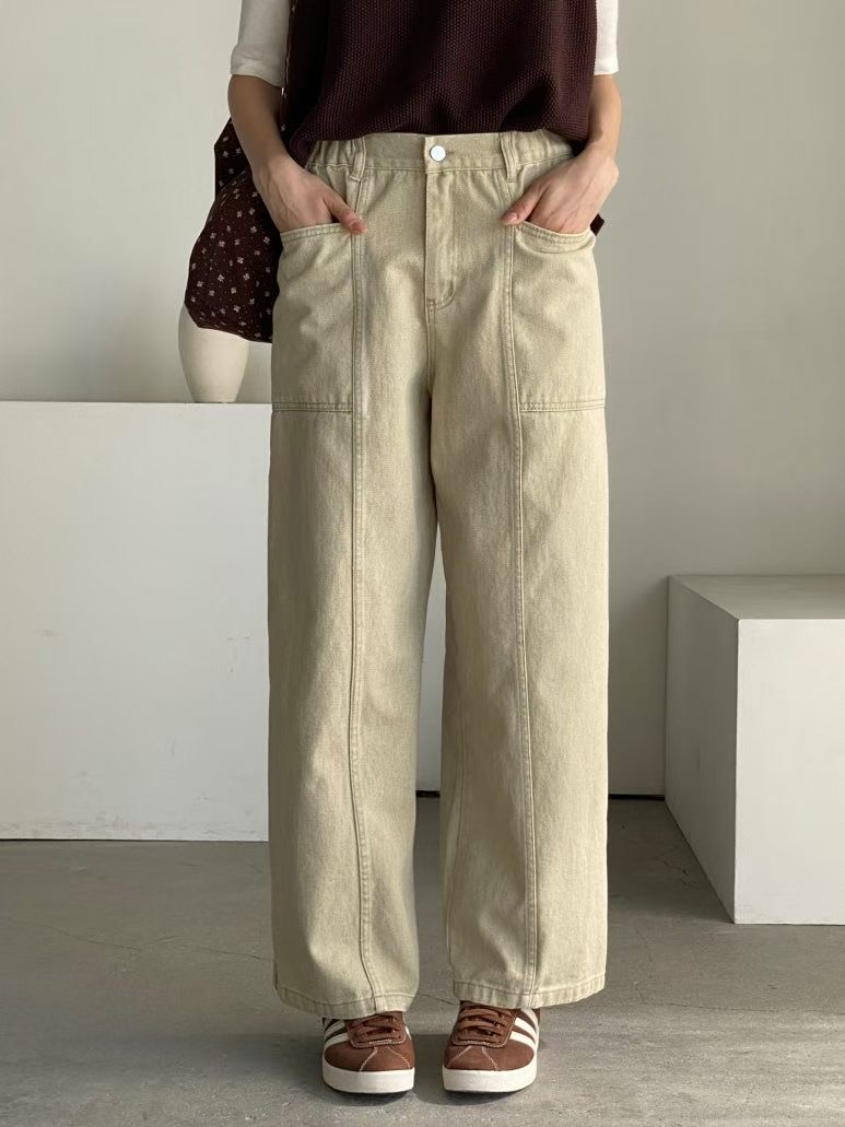 BARISTAR韓國代購㊣女士新品推薦時尚職業熱賣真品人氣休閑褲BARISTAR休閑褲圖色2