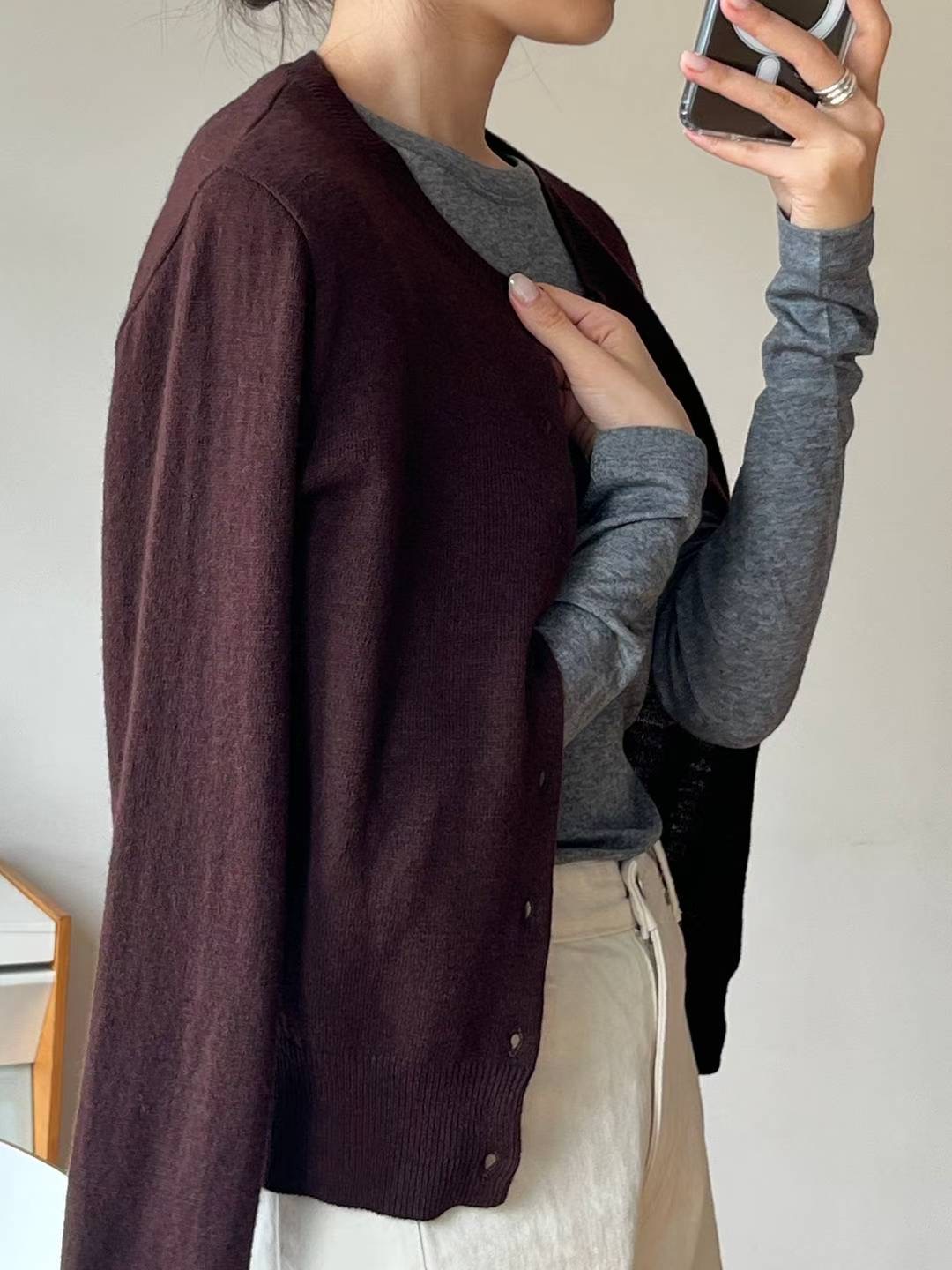 BARISTAR韓國代購㊣女裝新款25秋冬真品職業時尚針織衫羊毛BARISTAR針織衫