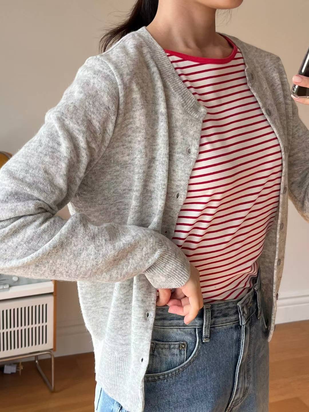 BARISTAR韓國代購㊣女裝新款25秋冬真品職業時尚針織衫羊毛BARISTAR針織衫