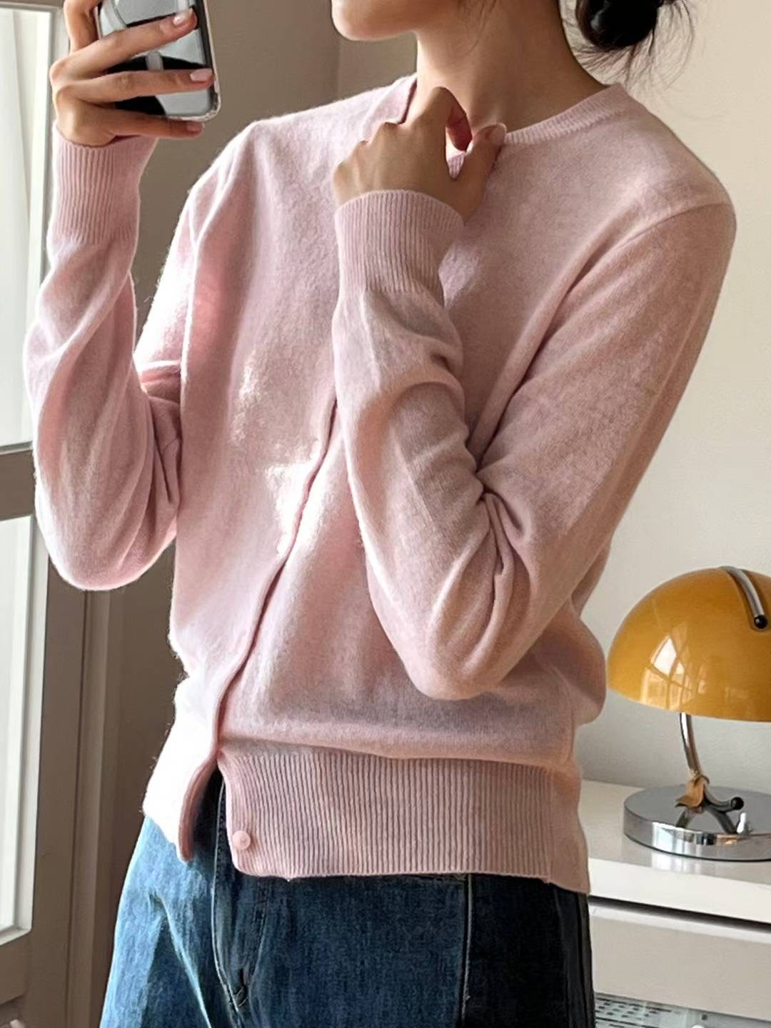 BARISTAR韓國代購㊣女裝新款25秋冬真品職業時尚針織衫羊毛BARISTAR針織衫圖色2