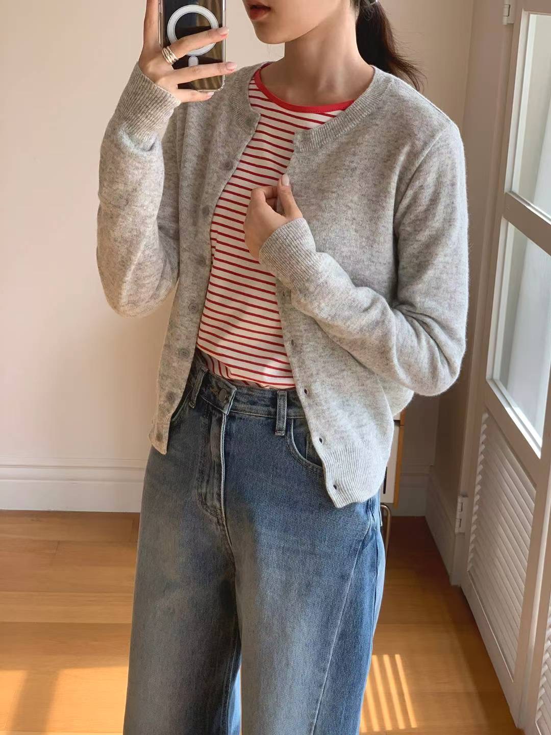 BARISTAR韓國代購㊣女裝新款25秋冬真品職業時尚針織衫羊毛BARISTAR針織衫圖色3