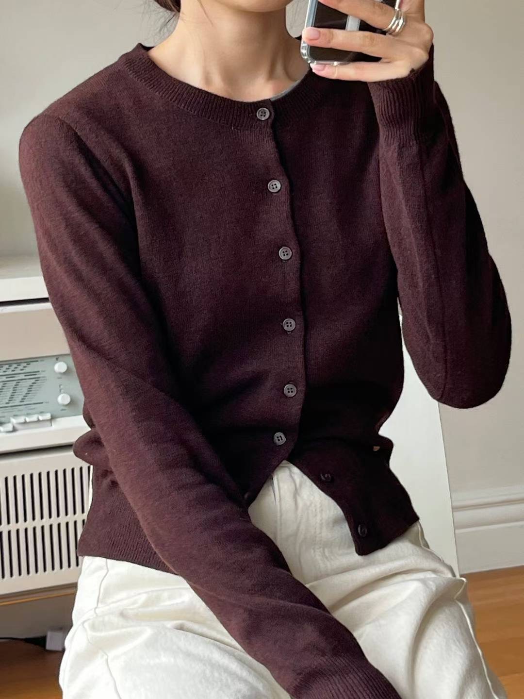 BARISTAR韓國代購㊣女裝新款25秋冬真品職業時尚針織衫羊毛BARISTAR針織衫圖色4