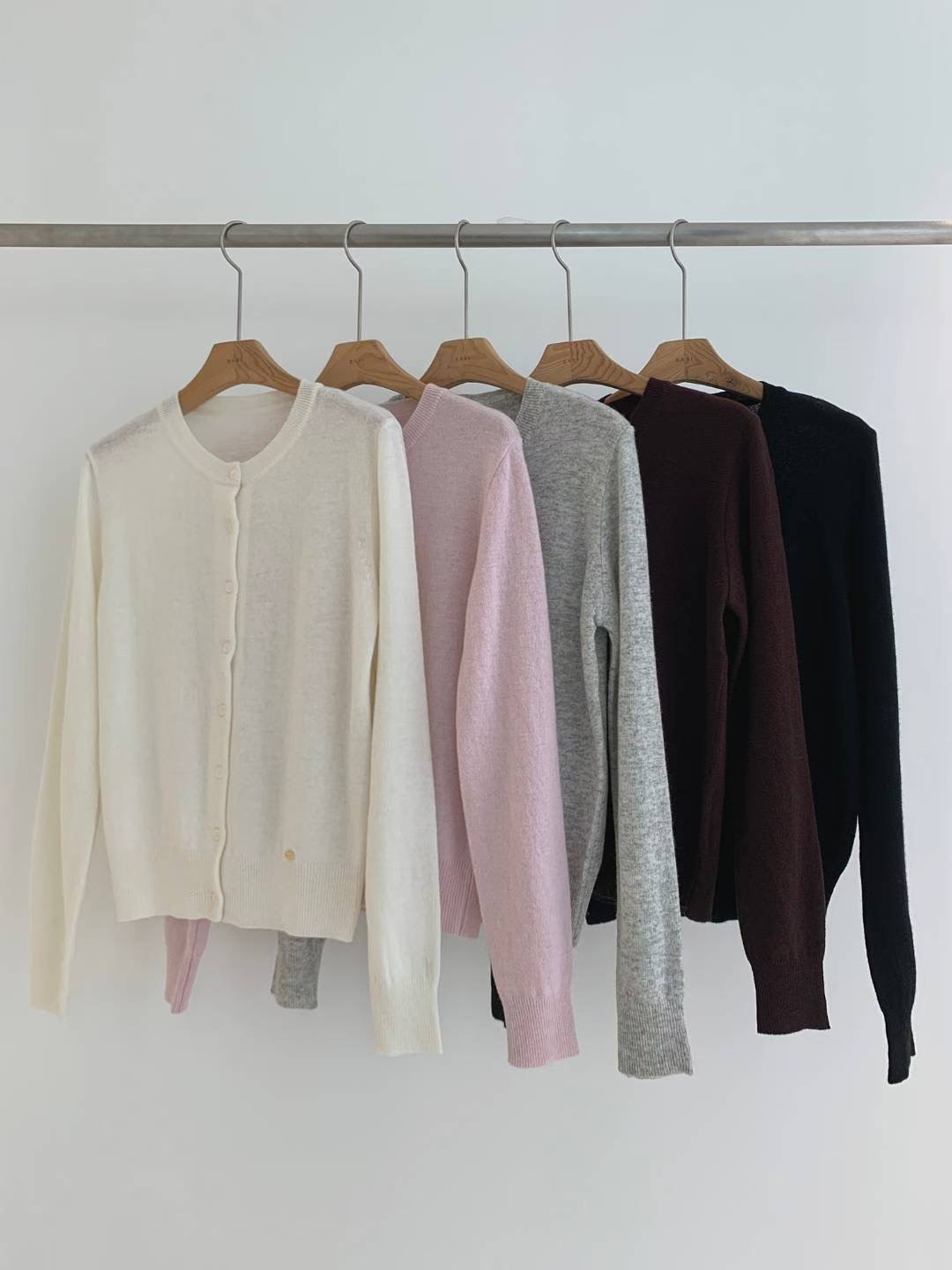 BARISTAR韓國代購㊣女裝新款25秋冬真品職業時尚針織衫羊毛BARISTAR針織衫圖色5左五色