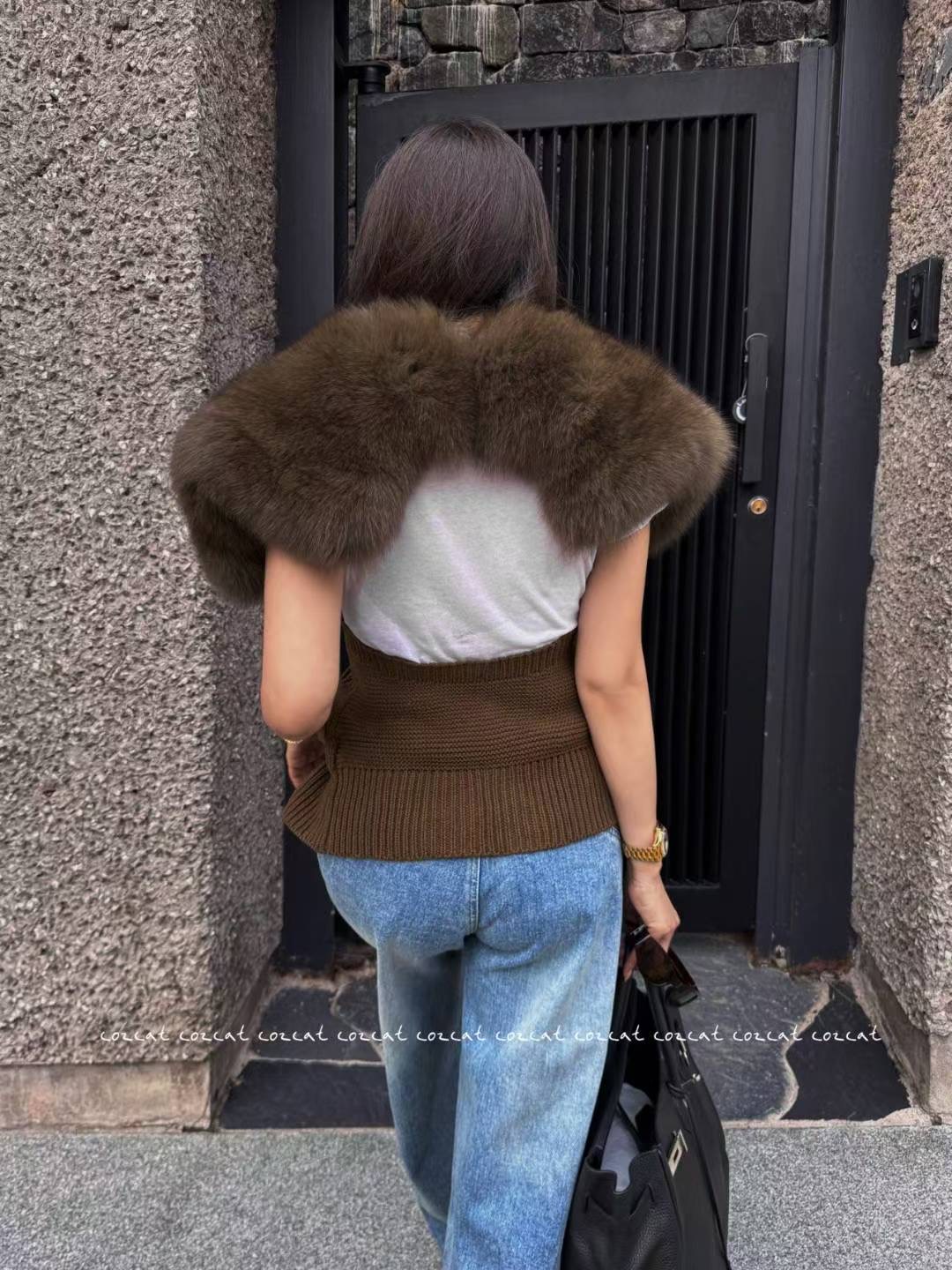 COZCAT-코즈켓-T韓國直郵㊣女士新款熱賣25秋冬馬甲不含內搭COZCAT馬甲