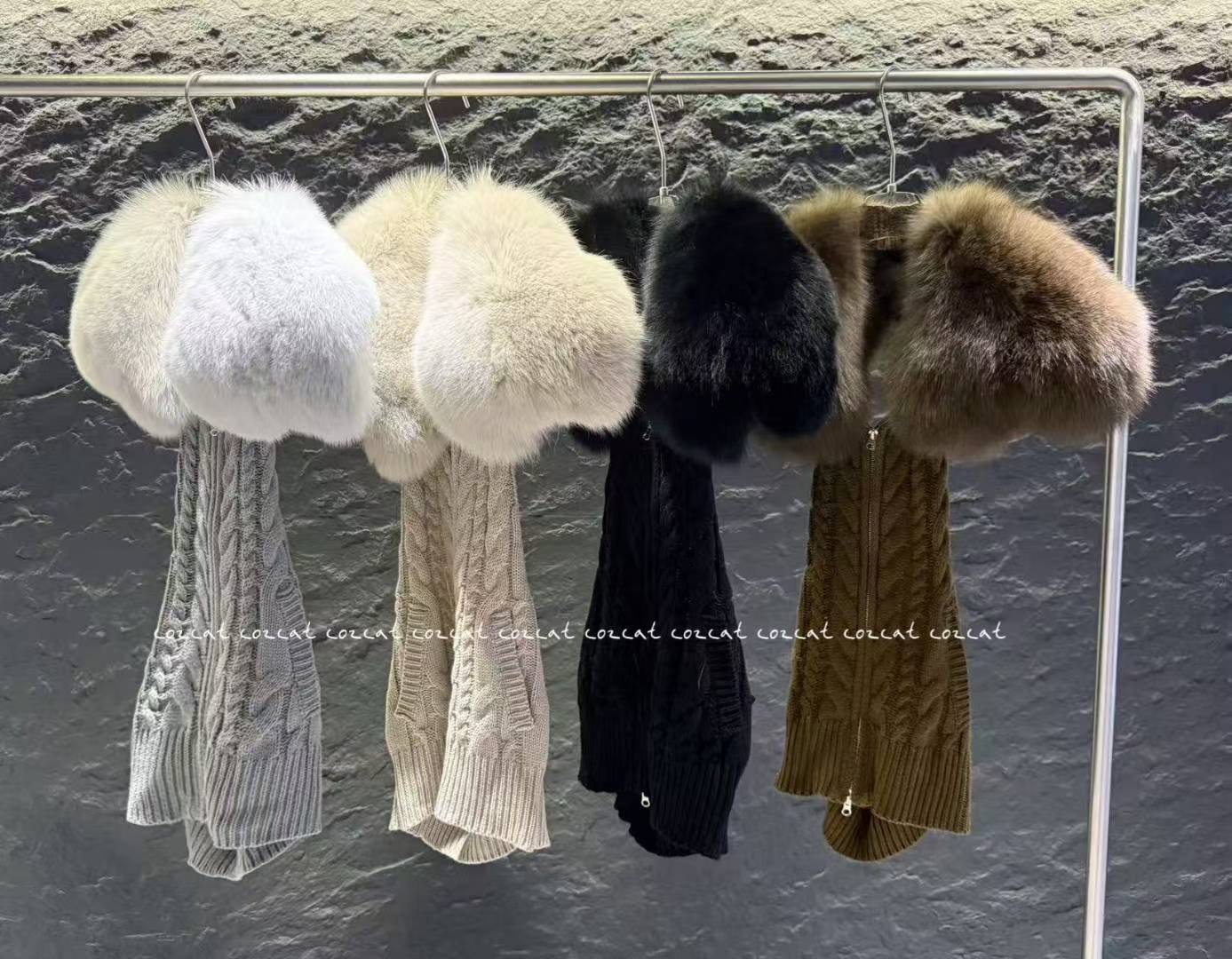 COZCAT-코즈켓-T韓國直郵㊣女士新款熱賣25秋冬馬甲不含內搭COZCAT馬甲圖色2左二色