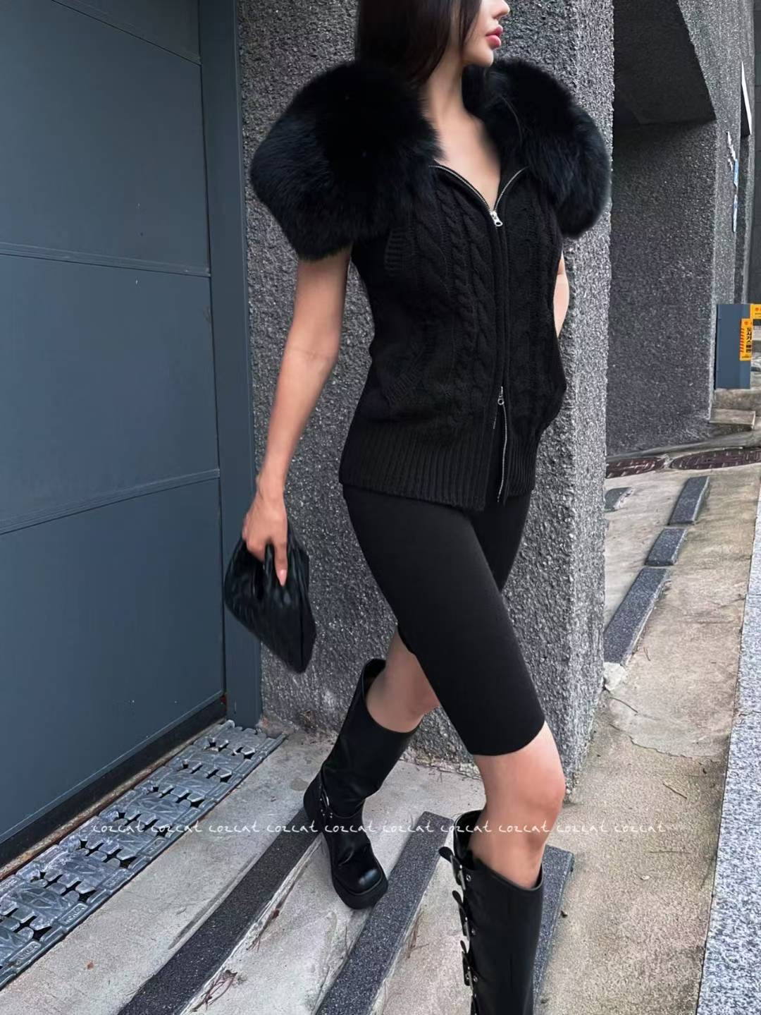 COZCAT-코즈켓-T韓國直郵㊣女士新款熱賣25秋冬馬甲不含內搭COZCAT馬甲圖色3