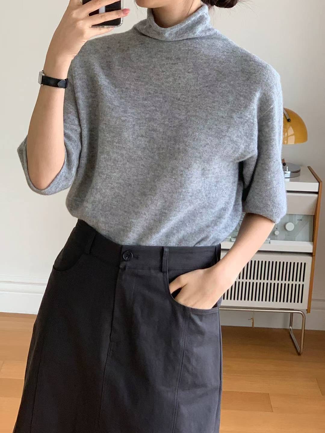 BARISTAR東大門㊣實拍女裝新品25秋冬人氣熱賣推薦時尚針織衫BARISTAR針織衫圖色5