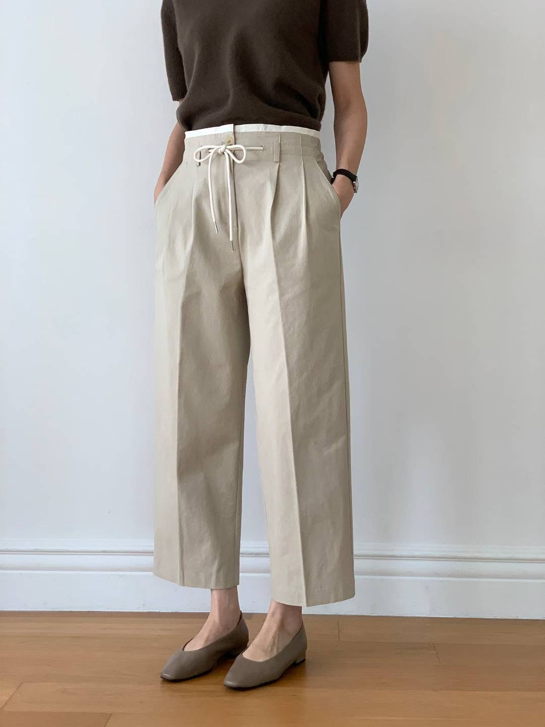 BARISTAR東大門㊣代購女裝新款人氣推薦時尚25秋冬熱賣休閑褲BARISTAR休閑褲