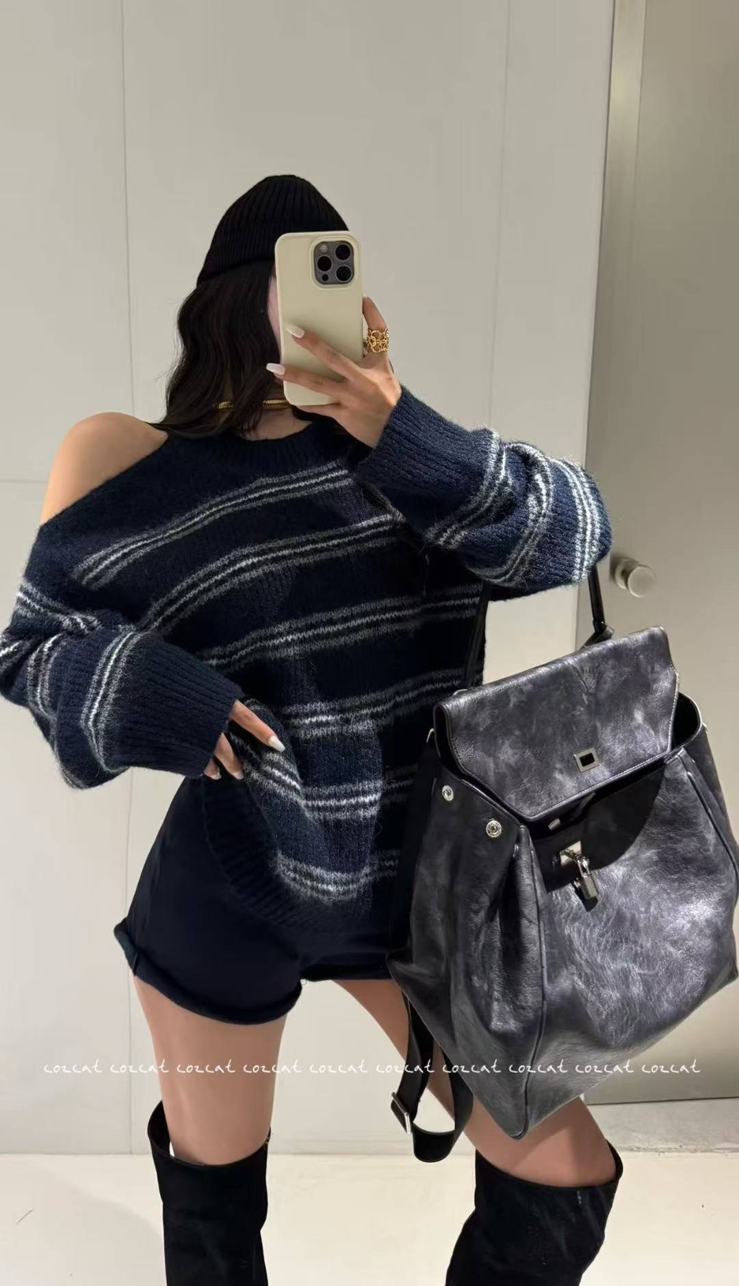 COZCAT-코즈켓-T東大門㊣直郵女裝新品推薦熱賣25秋冬針織衫COZCAT針織衫圖色2