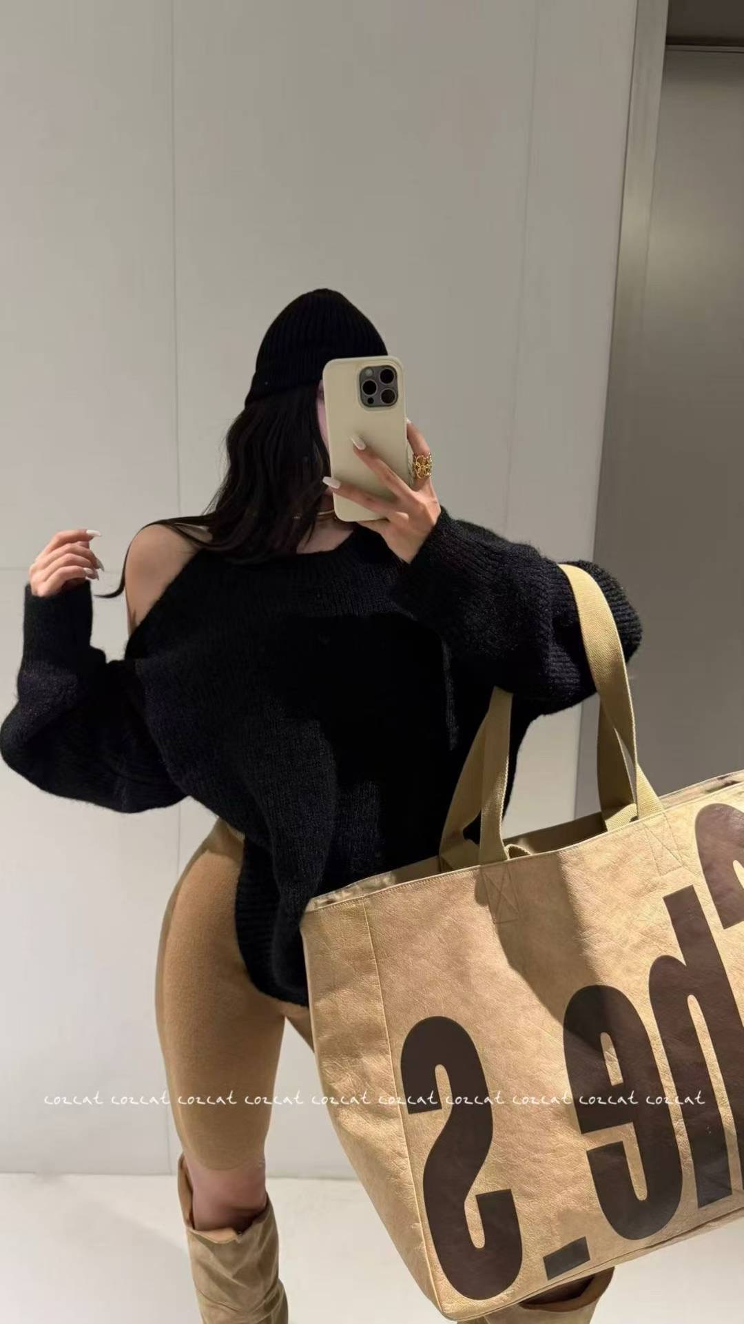 COZCAT-코즈켓-T東大門㊣直郵女裝新品推薦熱賣25秋冬針織衫COZCAT針織衫圖色3