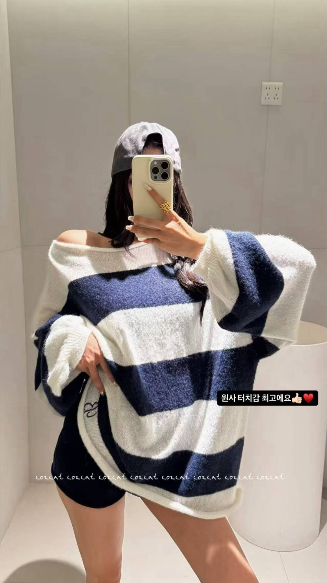 COZCAT-코즈켓-T東大門㊣代購女裝新品真品推薦針織衫單排扣COZCAT-2件起針織衫圖色3