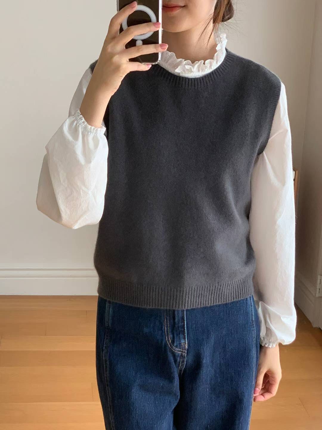 BARISTAR韓國代購㊣女士新款真品25秋冬人氣休閑時尚吊帶背心BARISTAR吊帶/背心圖色4