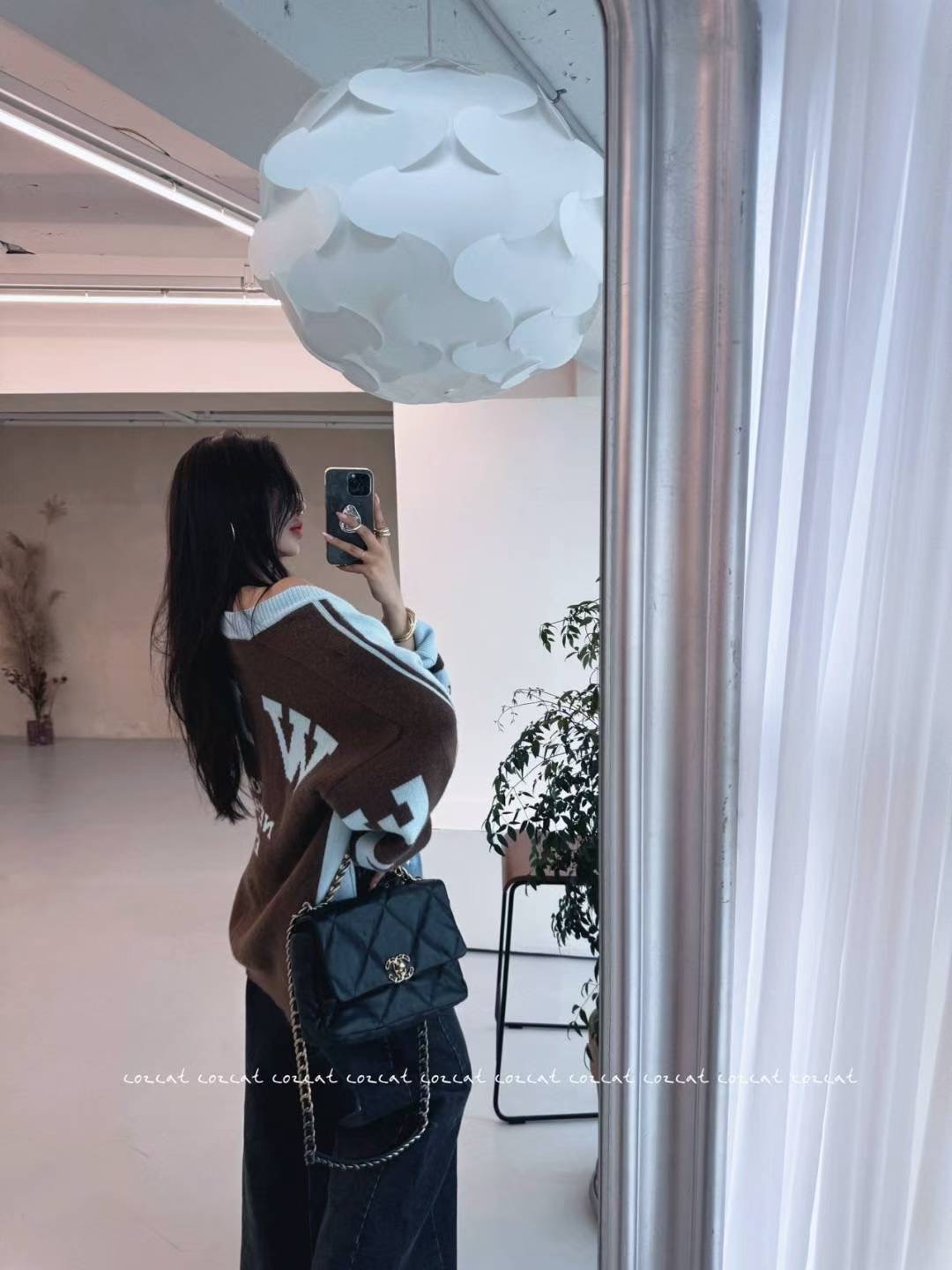 COZCAT-코즈켓-T韓國直郵㊣女裝新品職業時尚休閑針織衫開衫COZCAT針織衫