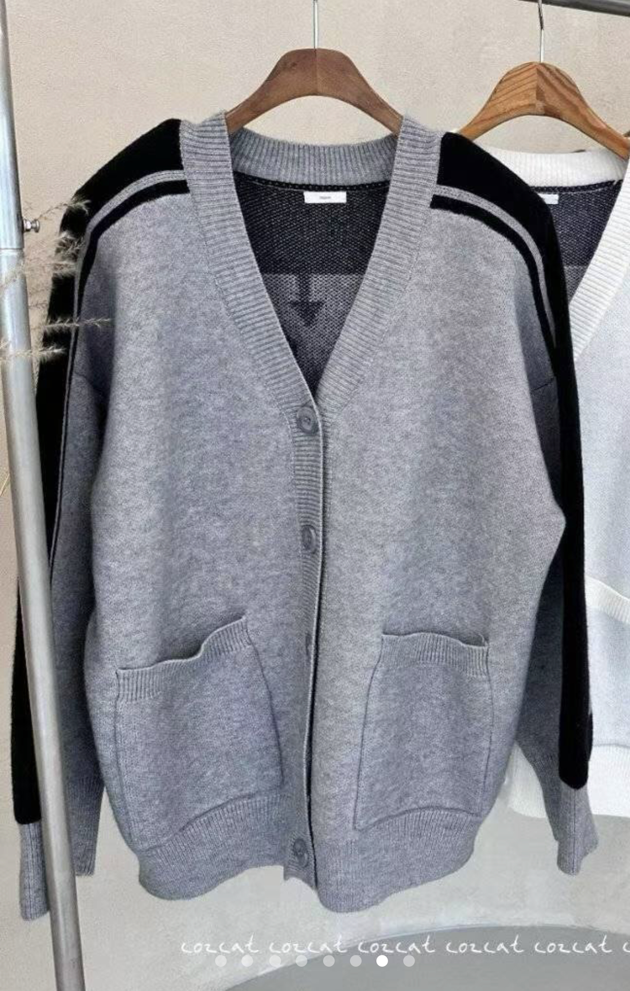 COZCAT-코즈켓-T韓國直郵㊣女裝新品職業時尚休閑針織衫開衫COZCAT針織衫