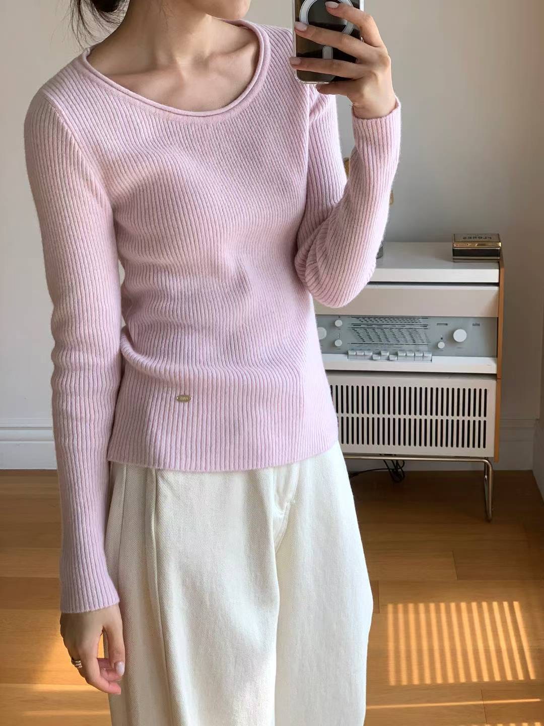 BARISTAR東大門㊣直郵女裝新款休閑職業真品推薦人氣針織衫BARI BARI針織衫圖色2