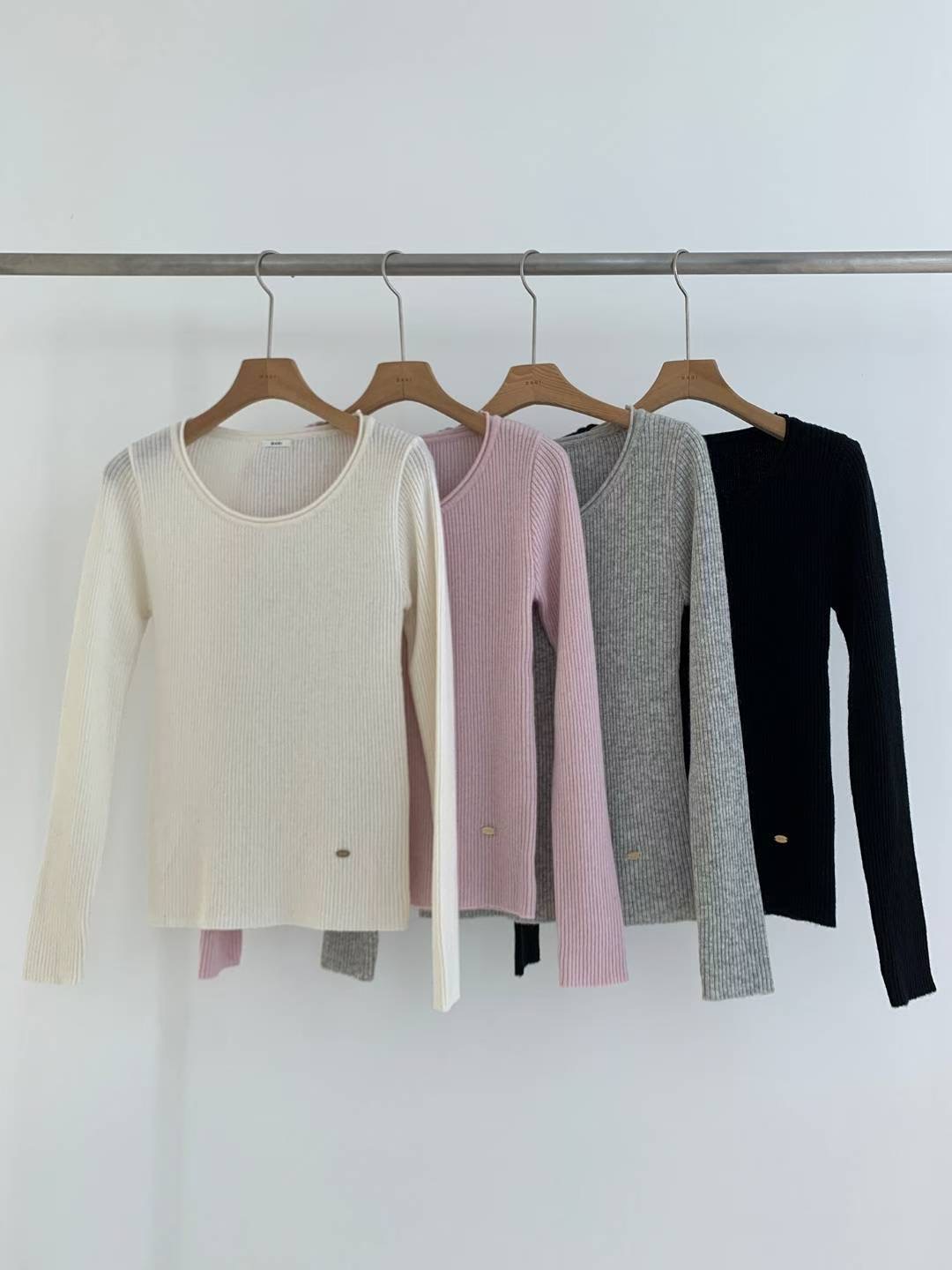 BARISTAR東大門㊣直郵女裝新款休閑職業真品推薦人氣針織衫BARI BARI針織衫圖色4左四色